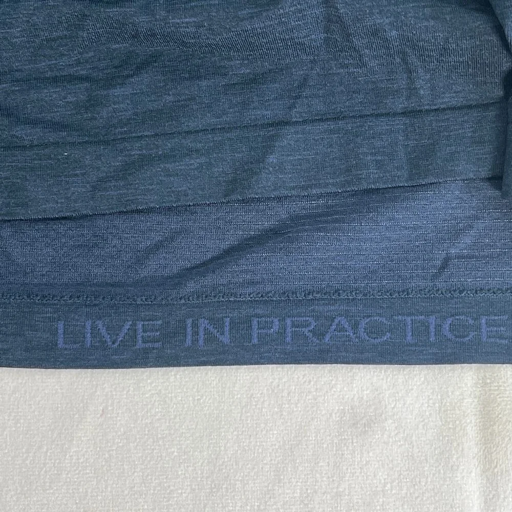 Lululemon Men's Long Sleeve Navy Metal Vent 1/2 zip Shirt Size Large - Picture 7 of 10